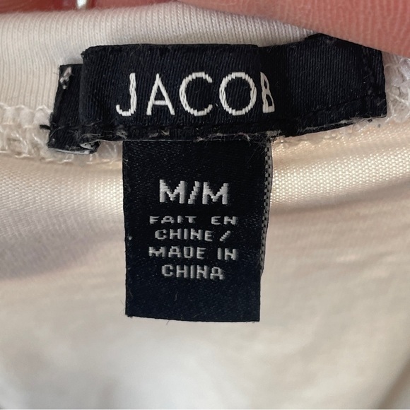 Jacob by mark Jacob casual stretchy any blue/white front striped shirt - Picture 7 of 10